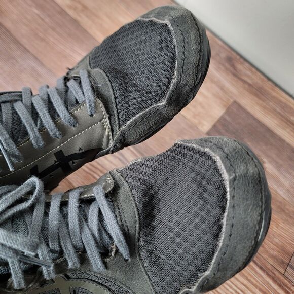 Asics Snapdown 3 Mens 9.5 Wide Wrestling Boxing Shoes Black Mat Grip 1081A031 - Picture 8 of 11